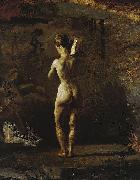 Thomas Eakins Study for William Rush Carving His Allegorical Figure of the Schuylkill Germany oil painting artist